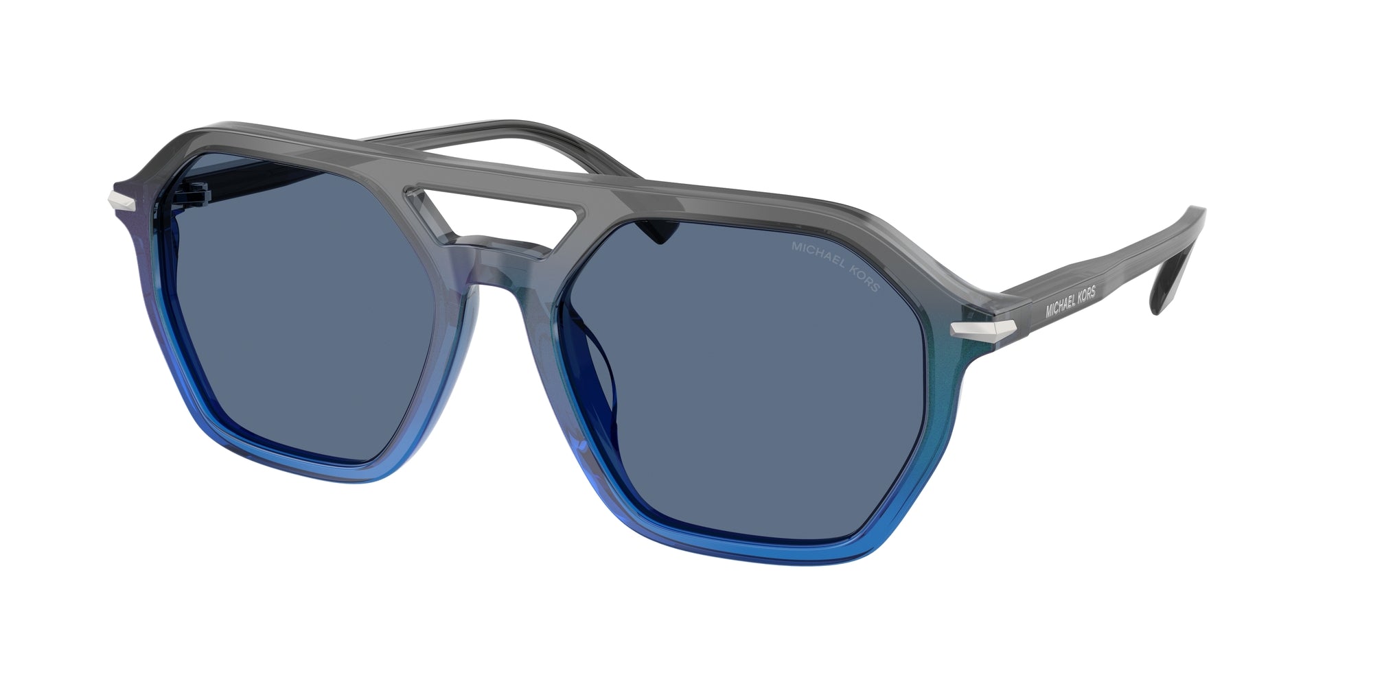 0725125533140 - Herren MK2251U JACKSON HOLE 401180 Gläser SONNENBRILLEN Acetat Grau Blau Pilot Normal