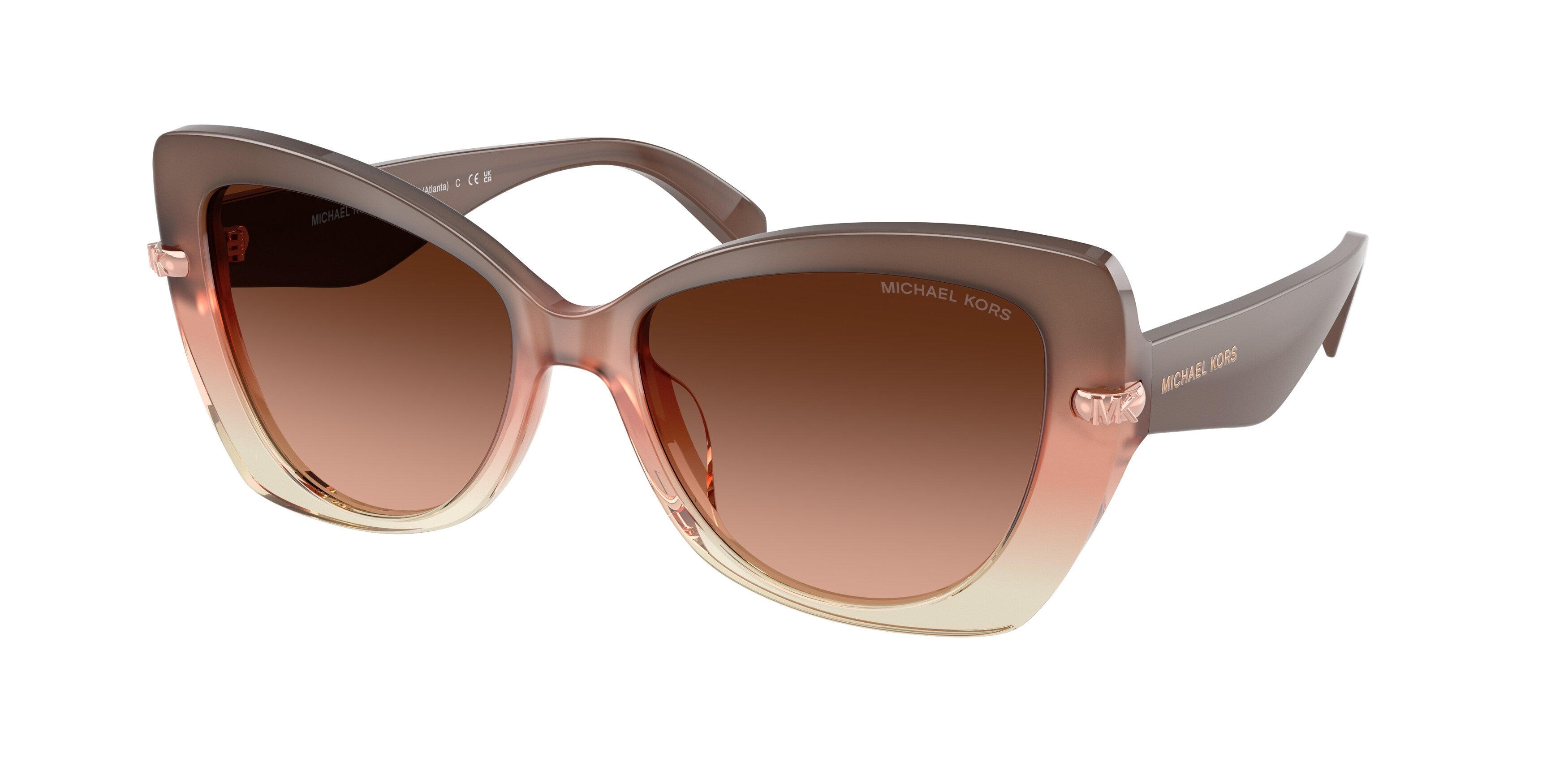 0725125539463 - Damen MK2258U ATLANTA 40355M Sonnenbrillen Acetat Rosa Braun Schmetterling Normal Schattiert