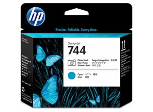 0725184104497 - Hp Printhead No 744 HP744 hp 744 Black Schwarz & Cyan (F9J86A) (F9J86A) - Hewlett Packard