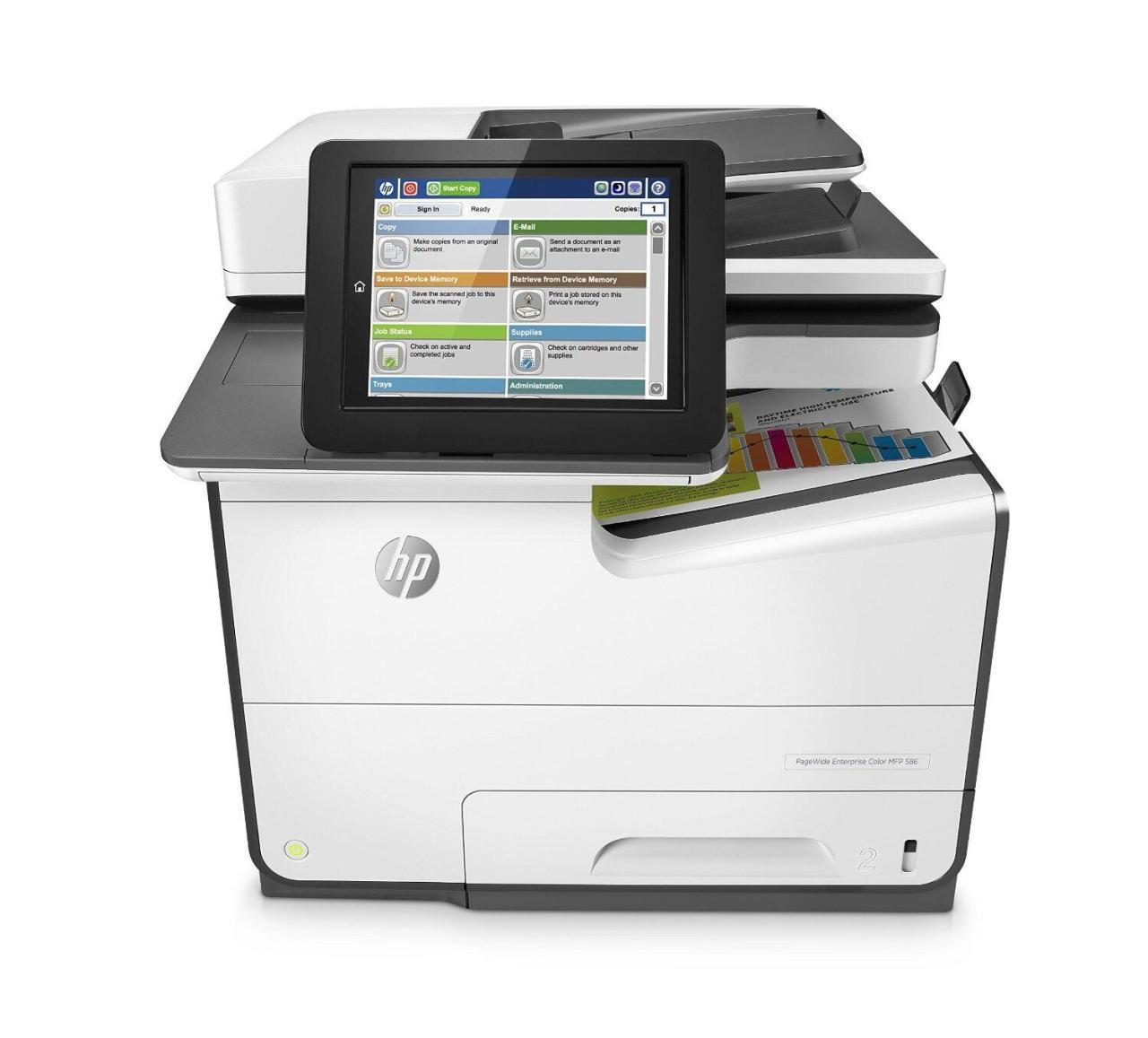 0725184106798 - Sichern Sie sich jetzt 100 Euro Trade In Prämie HP PageWide Enterprise Color 586dn Tintenstrahl-Multifunktionsgerät