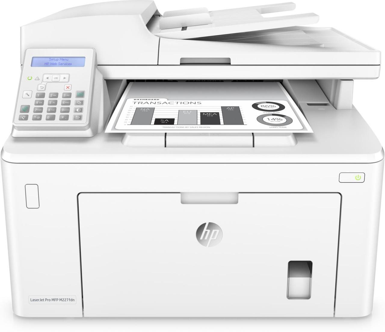 0725184115219 - HP LaserJet Pro M227fdn Laser-Multifunktionsgerät s w