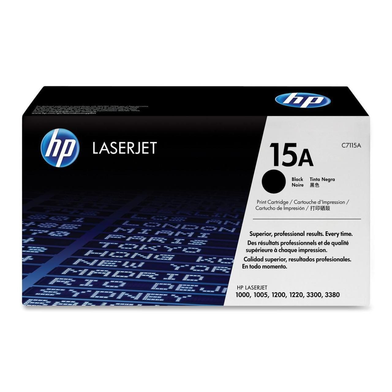 0725184518454 - C7115A 15A Tonerkartusche schwarz 2500 Seiten ISO IEC 19752 für Canon LBP-25 LaserJet 1000 LaserJet 1200 Canon LBP-25 LaserJet 1000 LaserJet 1200