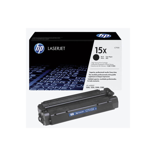 0725184518461 - HP Original 15X Toner schwarz hohe Kapazität 3500 Seiten (C7115X)