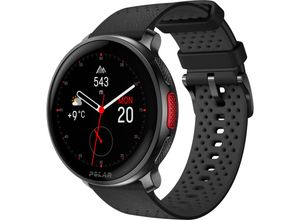 0725882064437 - Smartwatch POLAR VANTAGE V3 Smartwatches schwarz Fitness-Tracker Premium-Multisportuhr Silikon-Armband S-L