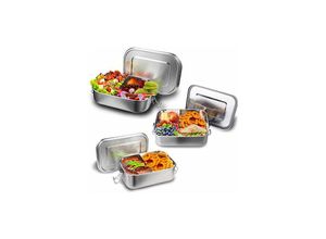 0726503018662 - Vingo - 1400ml Brotdose Metall Brotdose Thermobehälter Lunchbox bpa frei Edelstahl