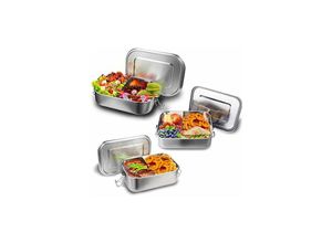 0726503018686 - Vingo - 1200ml Brotdose Metall Brotdose Thermobehälter Lunchbox bpa frei Edelstahl