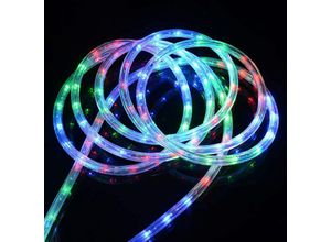 0726503124073 - Hengda LED Lichterschlauch Lichtschlauch Lichterkette Aussen Innen Weihnachtsbeleuchtung Weihnachten Deko 10m RGB - bunt