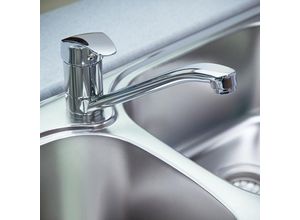 0726503682542 - Vingo - Küchenarmatur Einhebel Wasserhahn Küche ausziehbar Spültischarmatur Armatur mit 360° schwenkbar Chrom Einhandmischer Mischbatterie für Küche