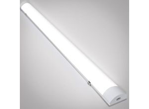 0726504036870 - Swanew - led Feuchtraumleuchte Werkstatt Deckenleuchte Neutralweiß Keller 120 cm - Weiß