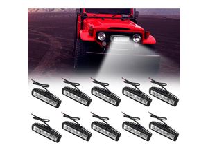 0726504380317 - Hengda - led Arbeitsscheinwerfer 12V 24V led Scheinwerfer Traktor Arbeitslicht Led Scheinwerfer 12v traktor für Offroad suv atv Led Strahler Auto