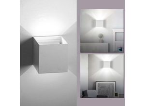 0726504527248 - Swanew - Applique murale led IP65 Salon Lampe de couloir Escalier Lampe murale Déco Extérieur 7W Blanc Blanc froid