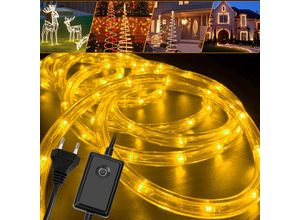 0726504545334 - LED Lichterschlauch Lichterschläuche Lichtschlauch Party Außen Innen Lichterkette Warmweiß-50m - Warmweiß