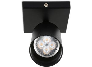 0726504899253 - Deckenleuchte Deckenleuchten Luxus Wand-Lampe led Deckenstrahler Küche Flur Deckenlampe silber - Schwarz - Hengda