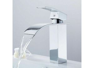 0726505405408 - Vingo Waschbecken Wasserhahn Wasserfall Wasserhahn für Badezimmer Einhebel mixer aus Messing Wasserhahn Waschbecken mit schönem Design Wasserhahn