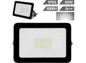 0726505419474 - 2X 50W Kaltweiss led Flutlicht Baustrahler Arbeitsleuchte Strahler Garten Scheinwerfer LEMMVG-Strahler - Baustellen Lampe - Vingo