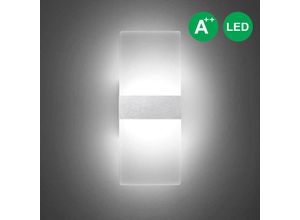 0726505721638 - Wolketon - vingo led Wandleuchte Innen Außen Wandleuchten Modern Wandlampe Wandbeleuchtung Treppenhaus Flur Kaltweiß 6W