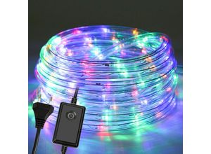 0726505728897 - Led Lichterschlauch Lichterschläuche Lichterkette Lichtschlauch Partylicht Party Garten bunt-10m - bunt - Vingo