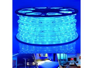 0726505730036 - Vingo - led Lichtschlauch für Aussen Innen Lichterschlauch Lichterkette Lichtband Partylicht Dekobeleuchtung Weihnachtsbeleuchtung Blau 10M - Blau