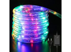 0726505946871 - Led Lichtschlauch für Aussen Innen Lichterschlauch Lichterkette Lichtband Partylicht Dekobeleuchtung Weihnachtsbeleuchtung bunt 30M - bunt - Tolletour