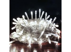 0726505965124 - Hengda - 100M 500 led Lichterkette Kaltweiß 8 Lichtmodi Party Garten Innen Außen Deko Weihnachtsbeleuchtung IP44 0726505965124 - Hengda - 100M 500 led Lichterkette Kaltweiß 8 Lichtmodi Party Garten Innen Außen Deko Weihnachtsbeleuchtung IP44