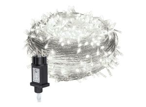 0726505965148 - 100M 1000 led Lichterkette Kaltweiß 8 Lichtmodi Party Garten Innen Außen Deko Weihnachtsbeleuchtung IP44 - Hengda