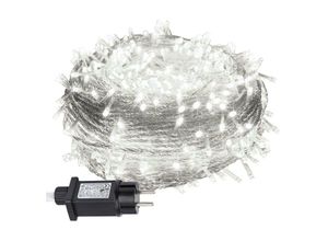 0726505967937 - Tolletour - 100M 1000 led Lichterkette Kaltweiß 8 Lichtmodi Party Garten Innen Außen Deko Weihnachtsbeleuchtung IP44