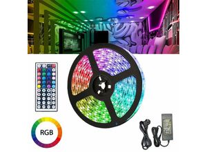 0726506033211 - 3M led Streifen set  rgb led Stripe 5050 smd led Strip 30 LEDs led not wasserdicht(IP20) mit 44 Tasten Fernbedienung - rgb - Tolletour