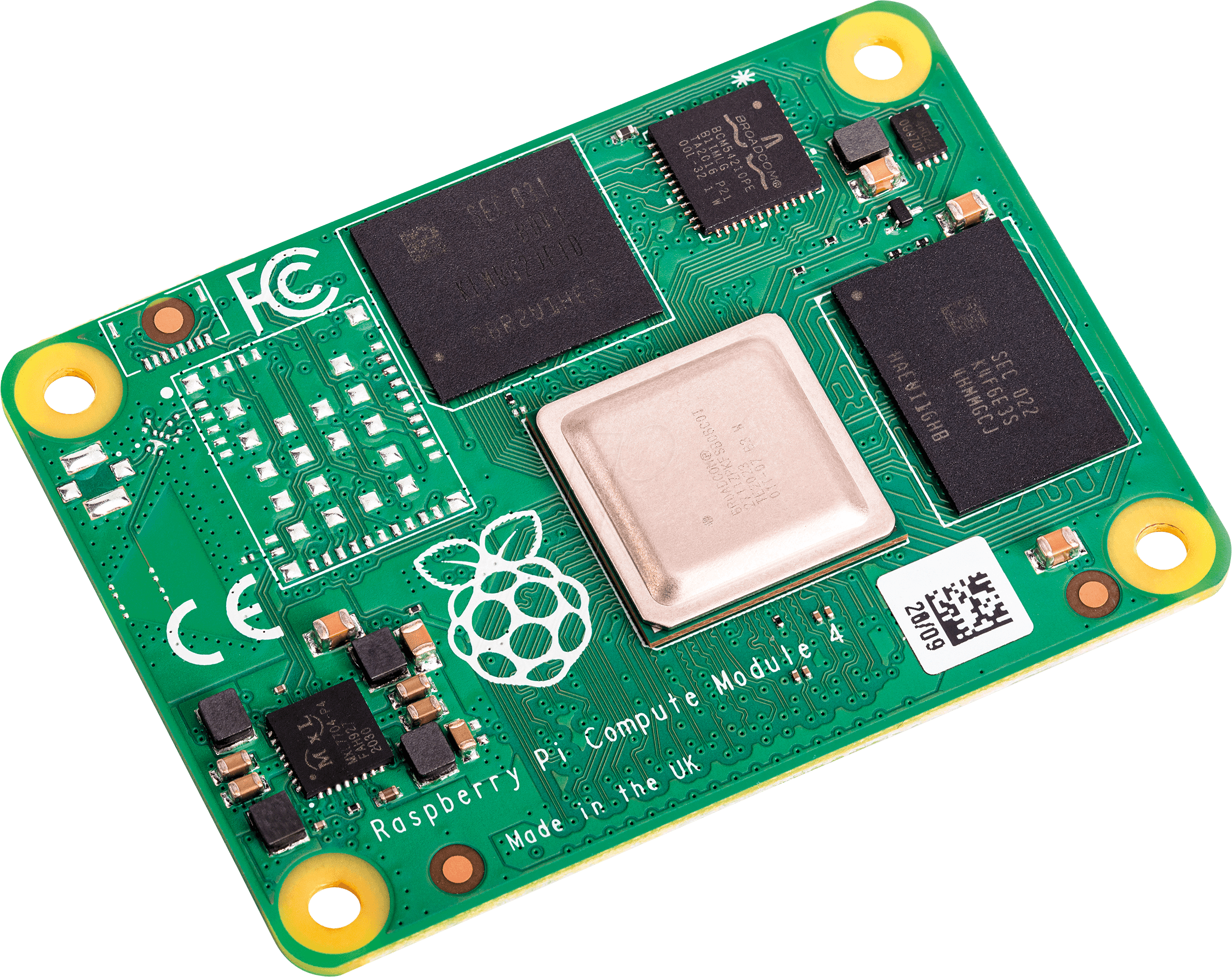 0728886755226 - Raspberry Pi® Compute Modul 4 CM4001008 (1 GB RAM   8 GB eMMC) 4 x 15 GHz