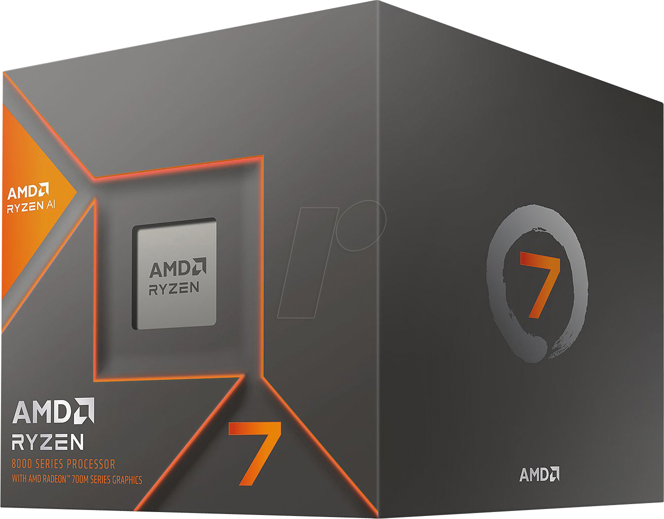 0730143316125 - Ryzen 7 8700G Wraith Spire CPU - 8 Kerne - 42 GHz - AM5 - Boxed (PIB - mit Kühler)