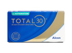 0730822422147 - Alcon Total 30 for Astigmatism (3er Packung) Monatslinsen (8 dpt Zyl -075 Achse 20 ° & BC 86) mit UV-Schutz