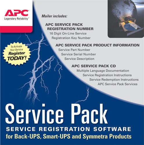 0731304259640 - APC - Service Pack - 3 Year Warranty - WBEXTWAR3YR-