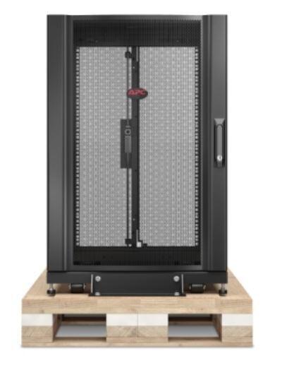 0731304347668 - 0 NetShelter SX 18 HE Server Rack-Gehäuse 600 mm x 900mm mit schwarzen Seitenteilen und stoßdämpfendem Shock Packag