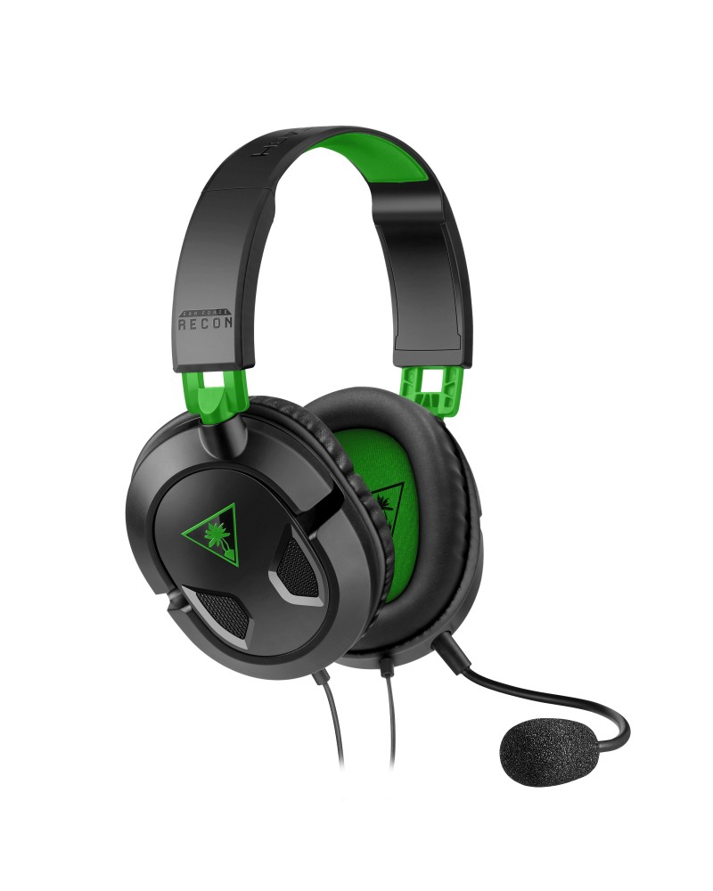 0731855023035 - Recon 50X Gaming Over Ear Headset kabelgebunden Stereo Schwarz Grün Lautstärkeregelung Mikrofon-Stummschaltung