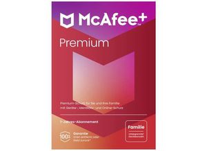 0731944748528 - McAfee Premium - Family Jahreslizenz 1 Lizenz Windows Mac Android iOS Antivirus