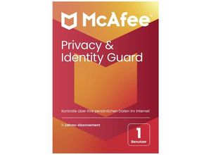 0731944753652 - McAfee Privacy & Identity Guard Jahreslizenz 1 Lizenz Windows Mac Android iOS Antivirus