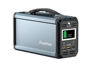 0732249814178 - FlashFish G300 Power Station 300 w Solargenerator 60000 mAh Tragbares Kraftwerk 222 Wh Generator 230 v mit EU-Buchse Backup-Stromversorgung für