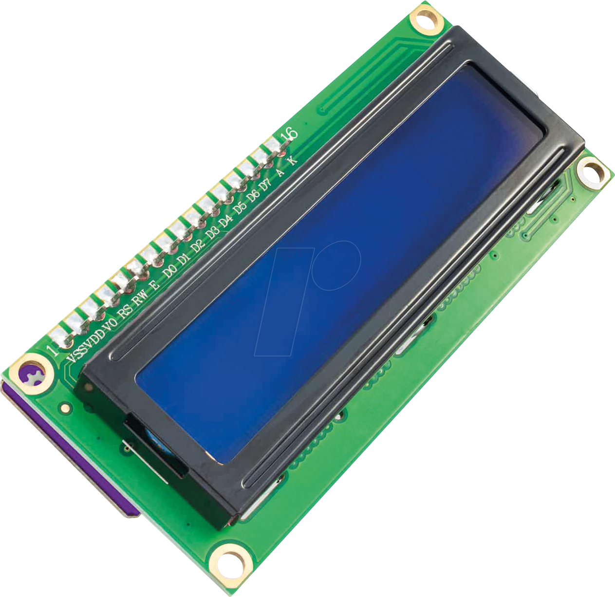 0732388663101 - DEBO LCD 16X2 B2 - Entwicklerboards - Display mit easyC 16 x 2 Z blau