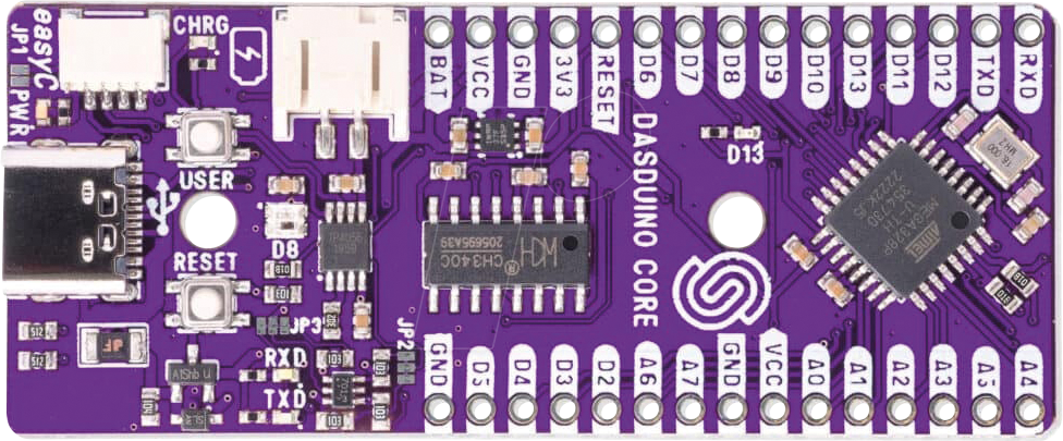 0732388664405 - DASDUINO CORE MH - Dasduino CORE Arduino IDE ATmega328 USB-C mit Stiftleiste