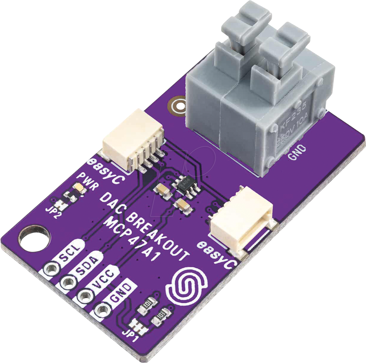 0732388671809 - DEBO DAC 1CH - Entwicklerboards - DAC 6-Bit 1-Kanal MCP47A1