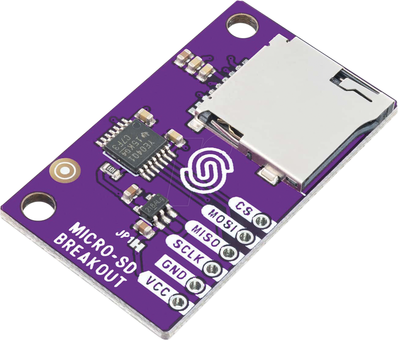 0732388672004 - DEBO MICROSD 4 - Entwicklerboards - Breakout-Board für MicroSD-Karten