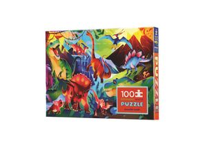 0732396791032 - Holographic-Puzzle DINOSAUR WORLD 100-teilig