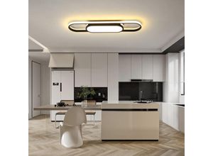 0732489175442 - Ganeed LED Deckenleuchte Moderne Dimmbare Deckenlampe Wohnzimmerlampe Schlafzimmerlampe Küchenlampe 70cm Deckenleuchte für Wohnzimmer Schlafzimmer