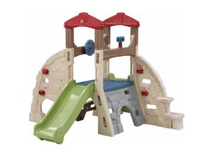 0733538841097 - Step2 Alpine Ridge Spielturm mit Rutsche | XXL Kunststoff Kletterturm für Kinder - mehrfarbig