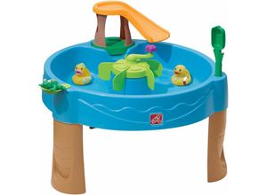 0733538842797 - Duck Pond Wasserspieltisch Kleiner Wassertisch mit 6-teiligem Zubehörset Garten Wasser Spieltisch für Kinder - mehrfarbig - Step2