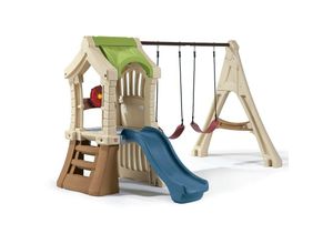 0733538850099 - Play up Gym Set Spielturm mit Rutsche und Schaukel xxl Kunststoff Spielplatz   Spielgerät für Kinder - mehrfarbig - Step2