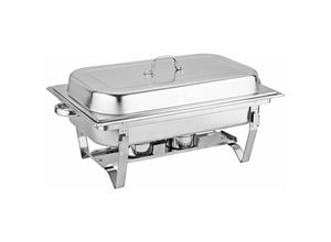 0733835495368 - Senderpick - Warmhaltebehälter Gestell Behälter Edelstahl Speisewärmer Wärmebehälter Chafing Dishes 3 Grid 3L