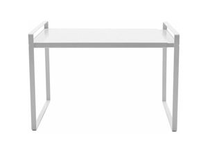 0733835502929 - Senderpick - Spezie Storage Rack Bianco Cucina Organizzatore 3660cm Espandibile Indipendente Gewürzregal Freistehend