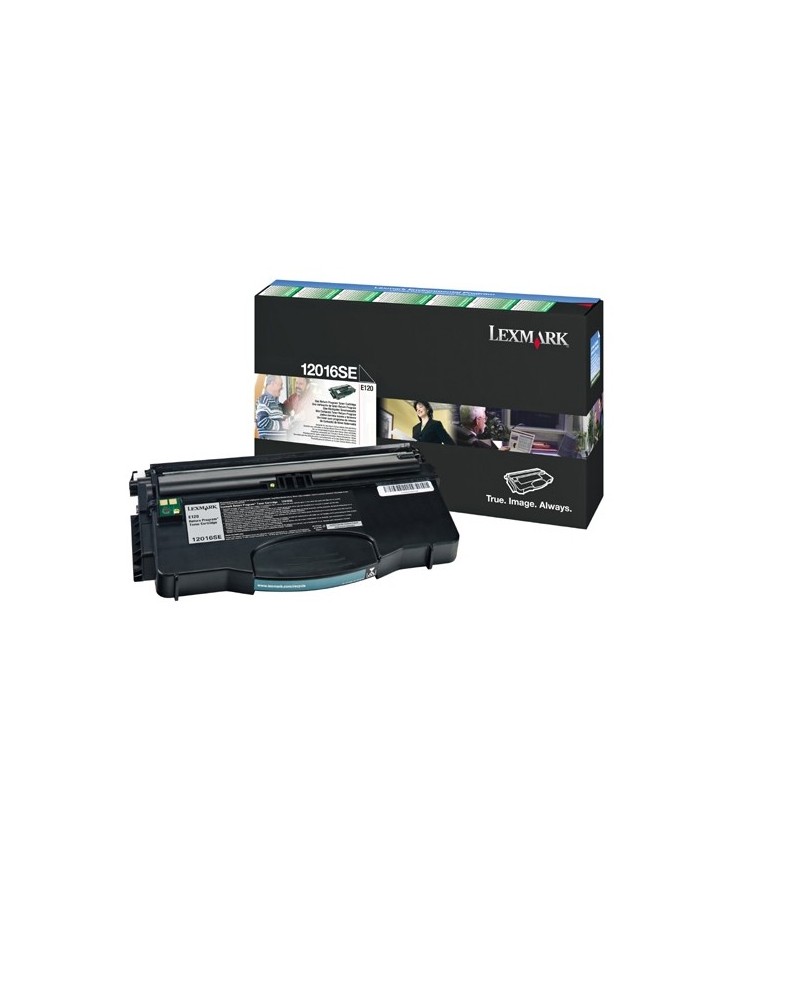 0734646255332 - Original Rückgabe-Toner für LEXMARK E 120 E 120N schwarz Kapazität ca 2000 Seiten - 1 Stück (12016SE)