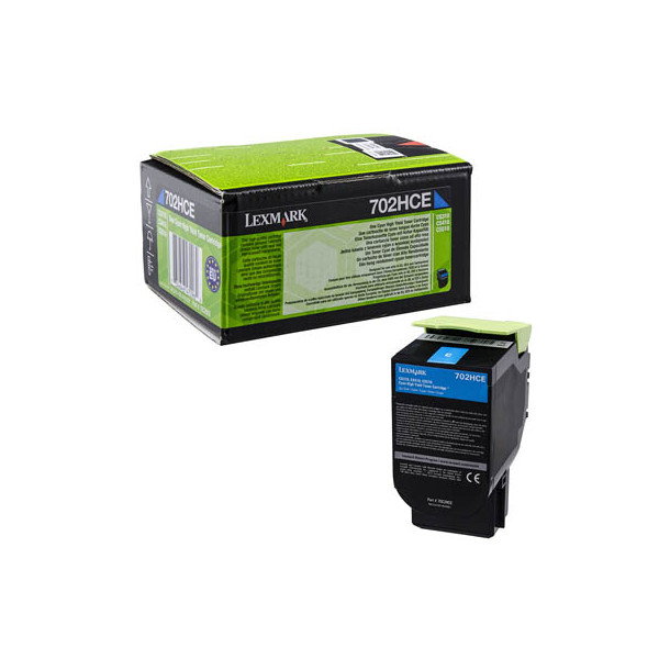 0734646470964 - Original 702HCE Toner cyan 3000 Seiten (70C2HCE) für CS310n dn CS410n dn dtn CS510de dte