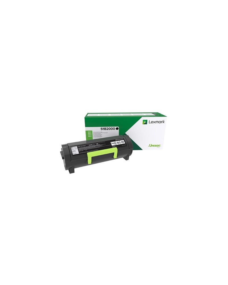 0734646641692 - Original Toner schwarz 2500 Seiten (51B2000) für MS317dn MS417dn MS517dn MS617dn MX317dn MX417dn MX517de